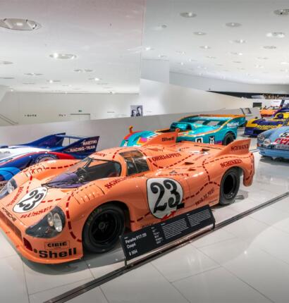 Drohnenflug Porsche Museum Stuttgart